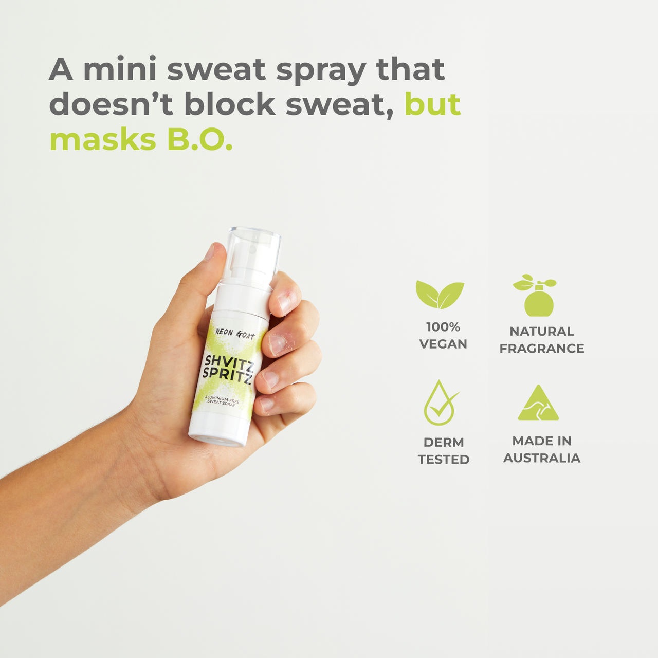 Neon Goat – Safe Deodorant for Pre-Teens & Teens – Natural Deodorant
