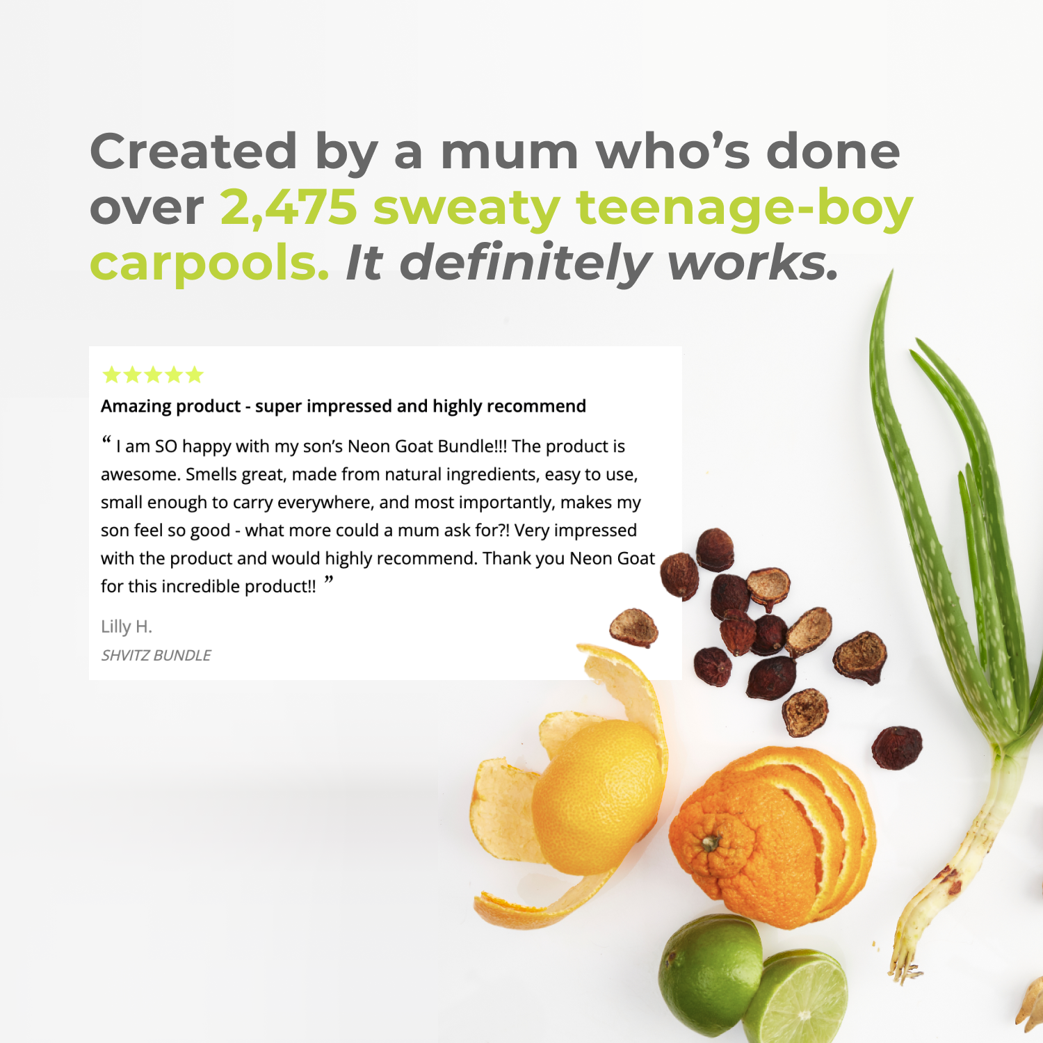 Neon Goat – Safe Deodorant for Pre-Teens & Teens – Natural Deodorant